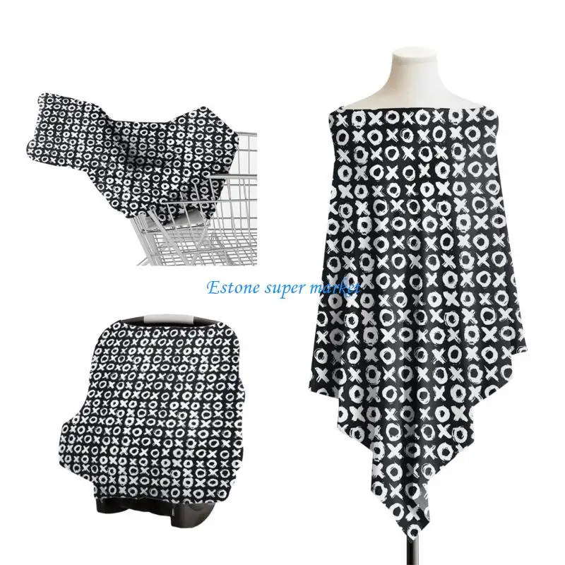 

090B Upgrades Baby Feeding Cover Nursing Cover Functional Nursing Cover for Outfit