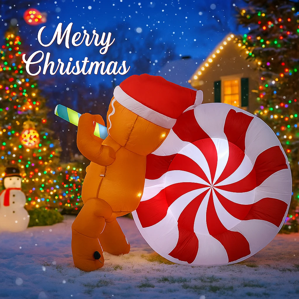 Ornamen Natal Tiup Bentuk Manu - Christmas Lights Outdoor ulasan dan harga