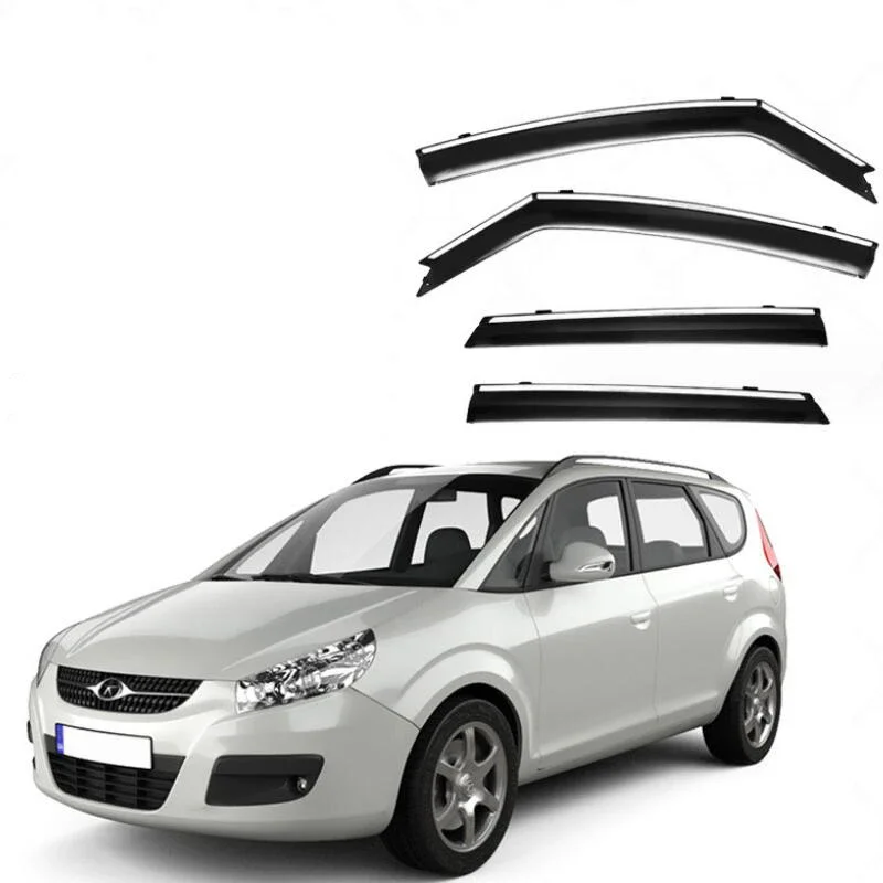 Car Window Visor Side Window Deflector Car Rain Guard Visor For Jac J6 Refine M2 2009 2010 2011 2012 2013 2014 2015 2016 -2020