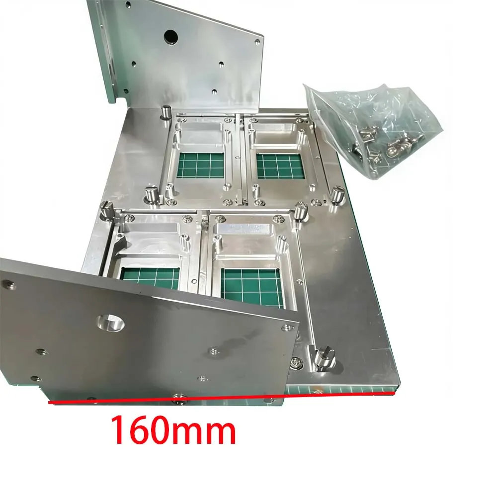4 Head Print Head Carriage Frame Support Holder Upgrade Kit for Eco Solvent UV Flatbed Printer Aluminum Base Plate Spare Parts