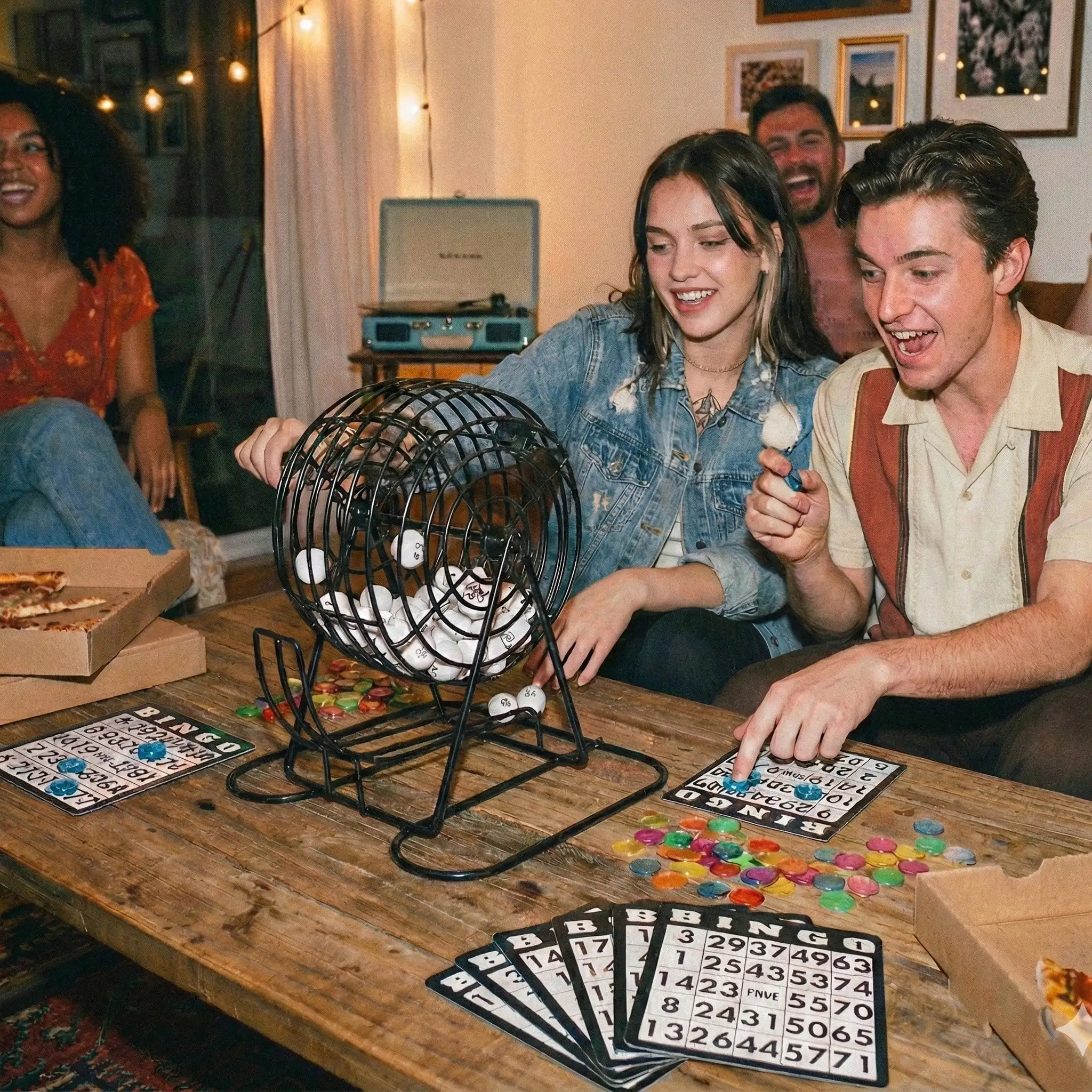 Bingo Oyun Seti - Metal Kafes, - Party Games Large Groups incelemesi ve fiyatı