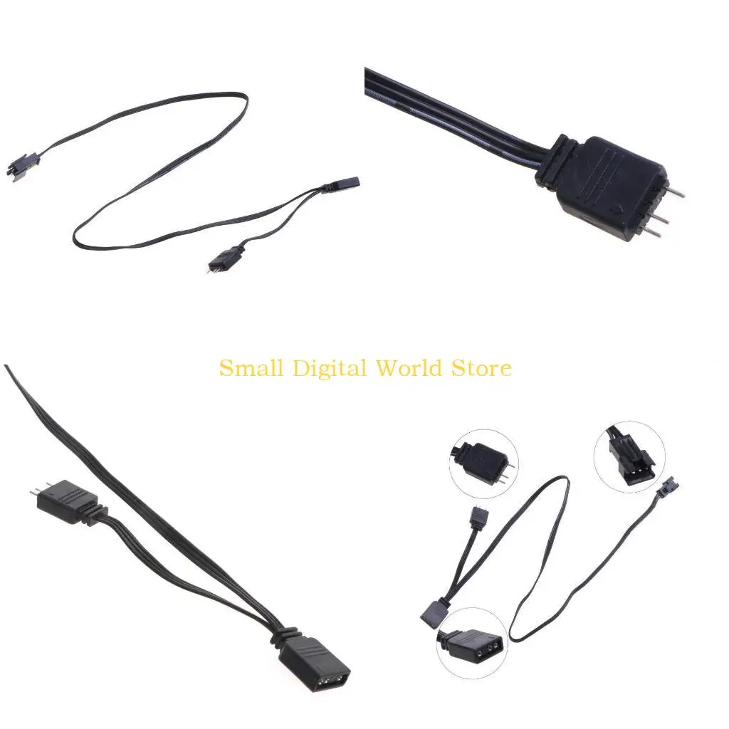 

77UB ARGB 5V 3Pin Item Extension Cable /MSI Motherboard Spliter For 5V Fan