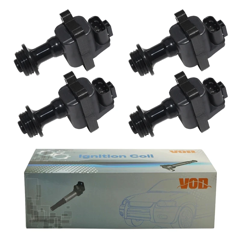 4Pcs Car Ignition Coil For NISSAN PULSAR NX L4-1.6L 1987 L4-1.8L 1988-1989 2243359S10 2243359S11 2244359S12 2244359S60