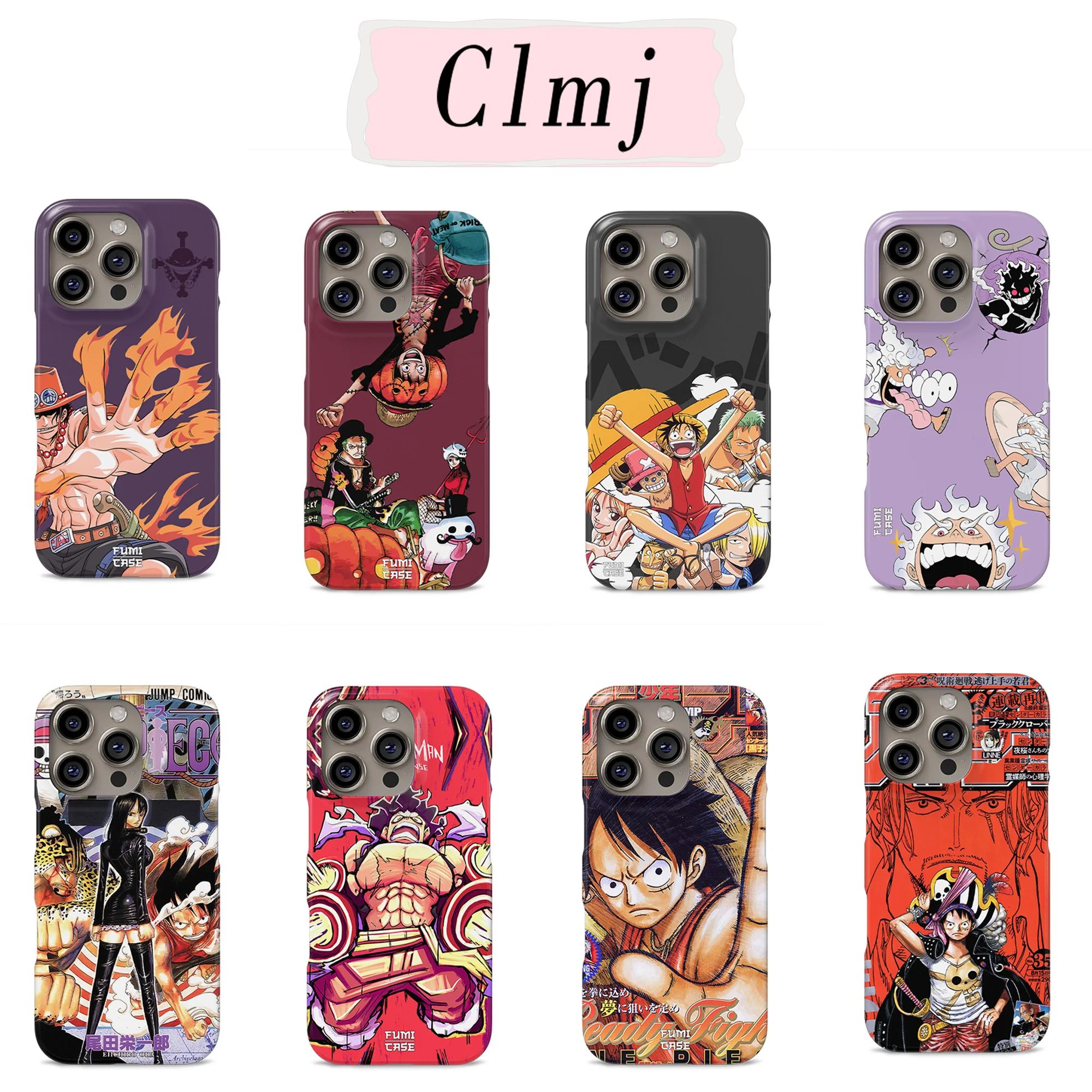 Divertida Funda de Anime One Piece para iPhone 17 17e 16e 16 15 14 13 12 11 XS XR XSMAX 7 8 Air Pro Max Plus, Cubierta de Doble Capa