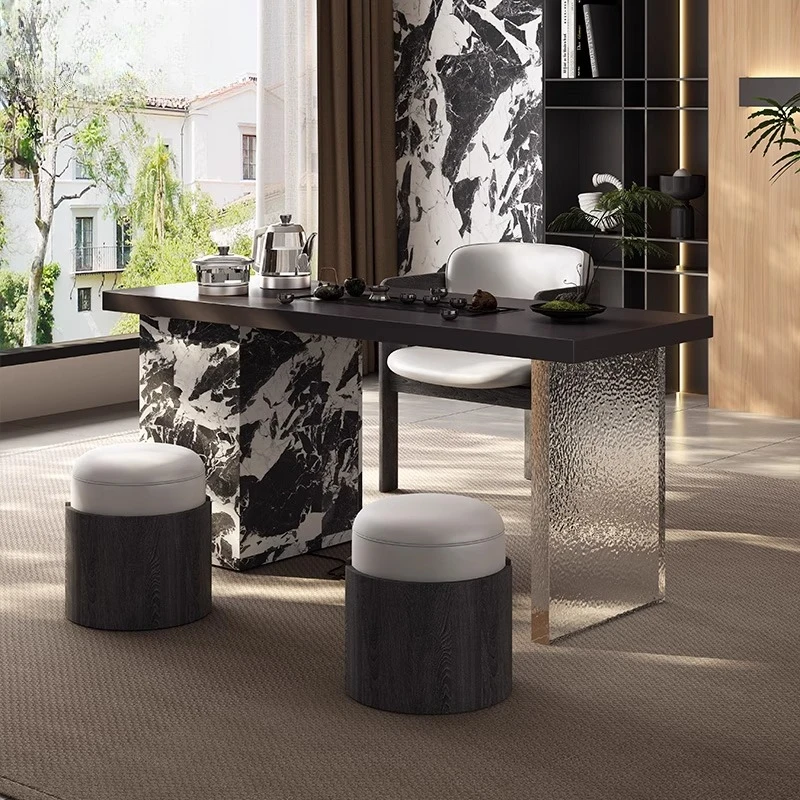 Combinazione tavolo da tè e sedia da balcone