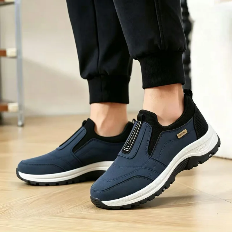 2026 Men's One Step Fashionable and Versatile Outdoor Sports Shoes Lightweight, Comfortable, Breathable, Soft soled Casual Shoes