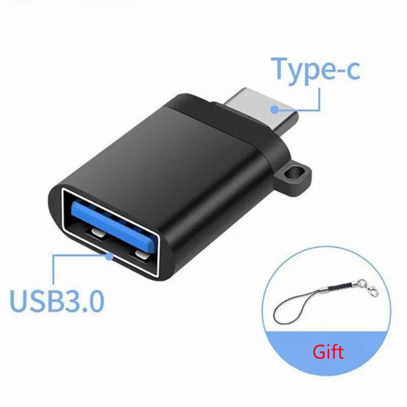 2023 USB 3.0 Type-C OTG Adapter Type C USB C Male To USB Female Converter USBC OTG Connector