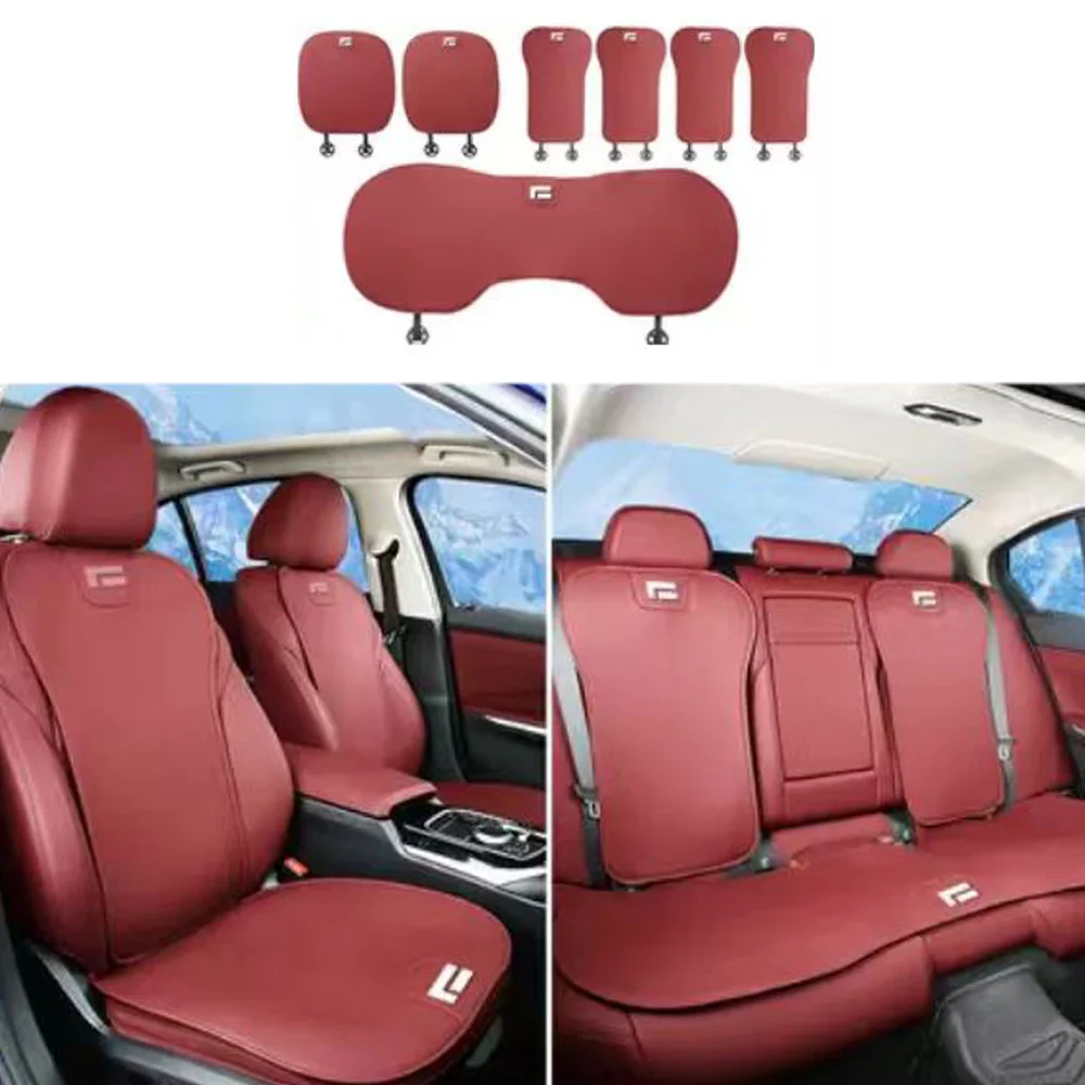 For BAIC JiShi polestone 01 Car Ice Silk Seat Cushion Four Season Universal Summer Seat Cover Cool Pad Ventilated Seat Interior