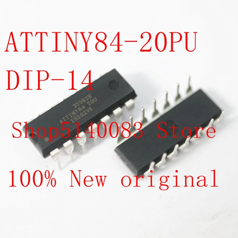 1PCS ATTINY84-20PU ATTINY84 DIP-14 nouveau original En Stock