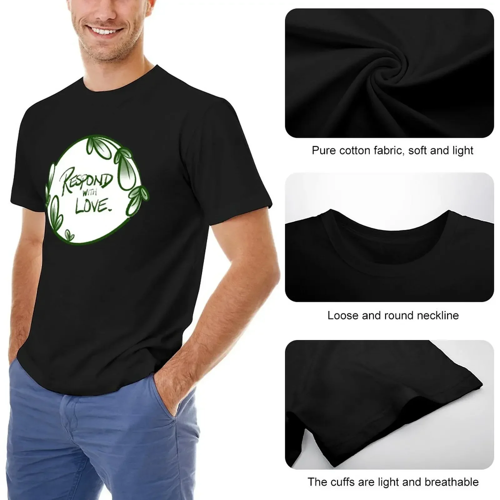 Respond With Love: Raising Support for Ayesha Rouser T-Shirt cute tops Blouse mens designer clothes