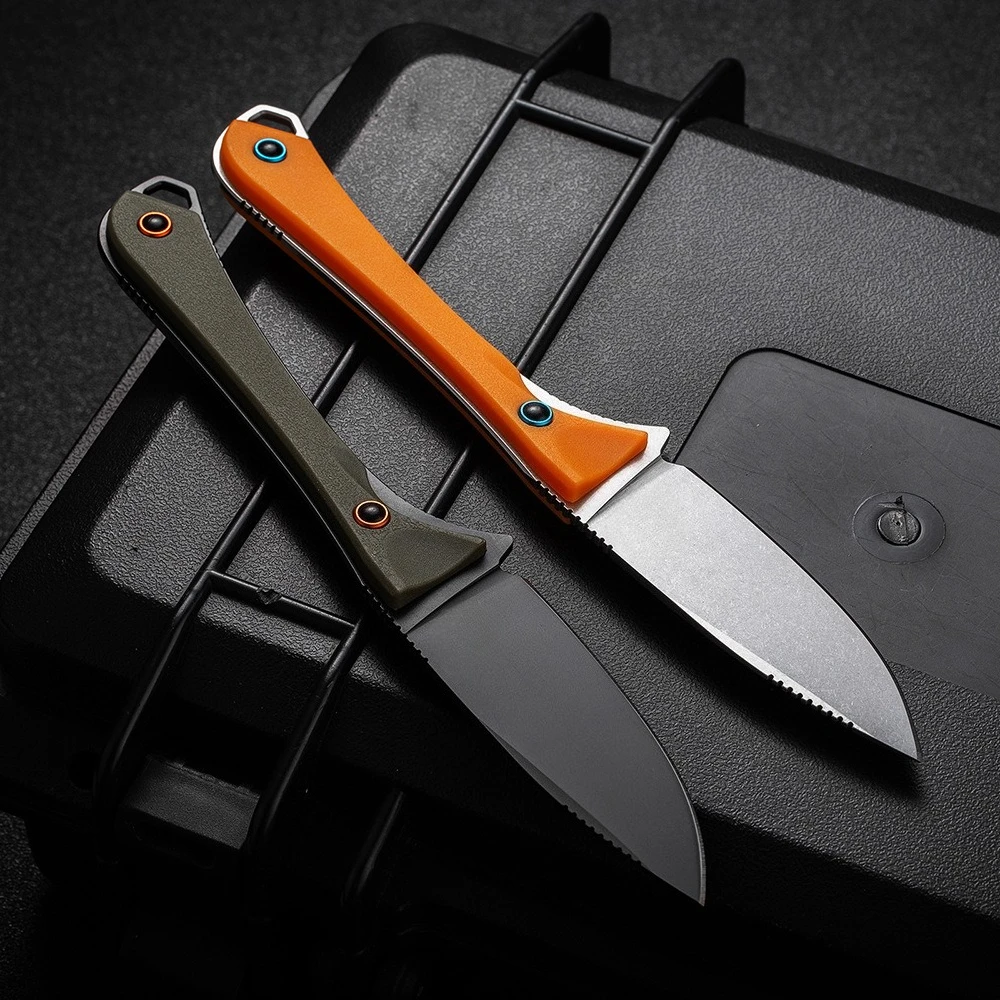2025 جديد في الهواء الطلق التخييم سكين جيب EDC أداة سكينة سرفايفل 440C المواد سكين الجيب