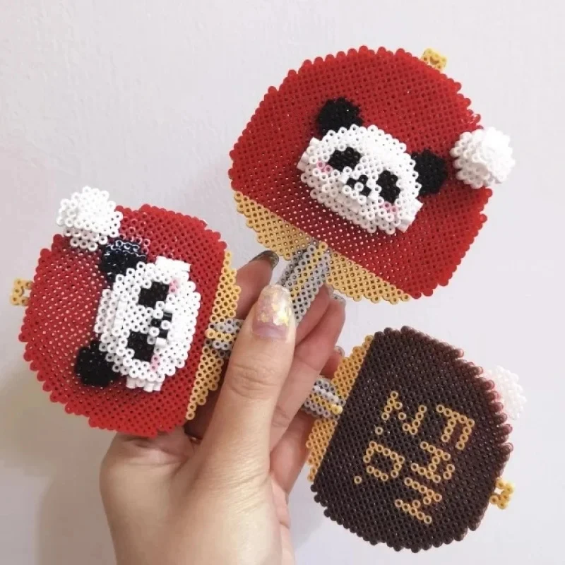 3000Pcs 2.6mm Fuse Beads, Kids Pixel Perler Hama Beads Puzzle, Educational Creative Cartoon Fusion Beads, Parent-Child DIY