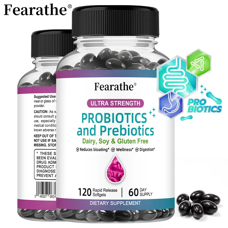 

Капсулы пробиотики и пребиотики 50-миллионный CFU — содержит иннулину для балансировки здоровья брюшного пресса и улучшения кишечника