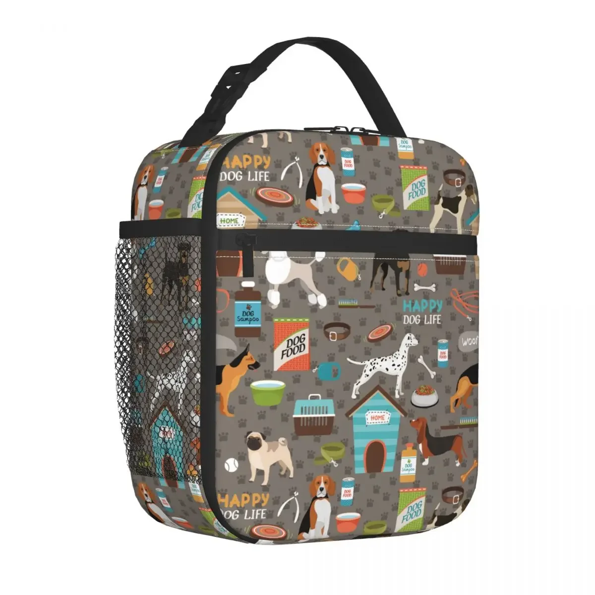 

Немецкая овчарка, мопс, Bloodhound, ротвейлер, бигль, изолированные сумки для обеда, термосумка с животными, собаками, сумка-тоут, ланч-бокс, офисная мужская и женская