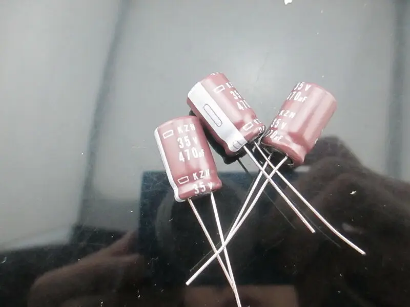 10 Uds NCC Nippon Chemi-Con KZH 470mfd 35V 470UF tapas de condensador electrolítico 10x16mm