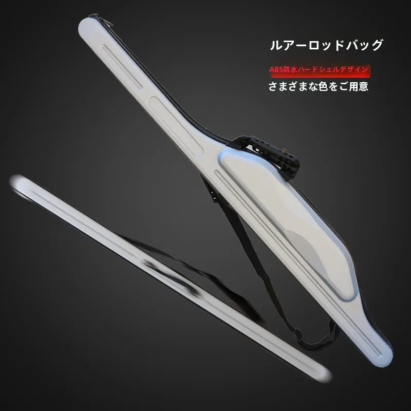 防水ハードシェル釣り竿バッグ 大型ベリーロッド 海釣りギアバッグ 多機能軽量ルアーバッグ アウトドアキャンプ旅行用品