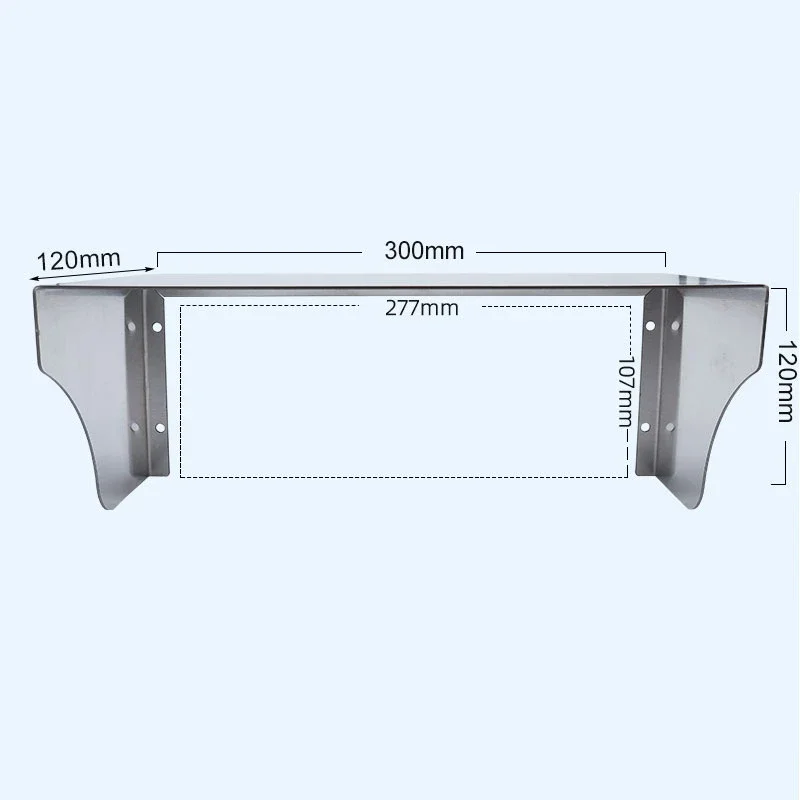 Imagem -05 - Tampa Impermeável do Metal para o Soquete Door Lock Rfid Access Control Machine System Campainha Leitor Proteção de Aço Inoxidável