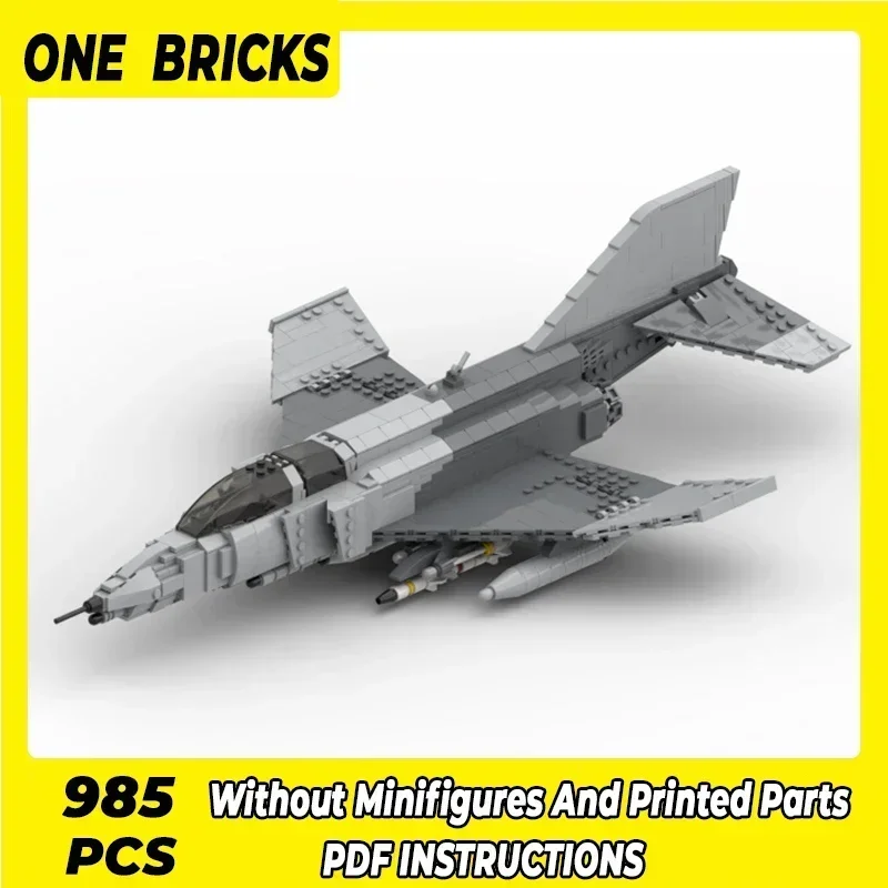 

Moc строительные кирпичи военная модель F-4G Wild Weasel Fighter технология модульные блоки подарки рождественские игрушки наборы «сделай сам» сборка