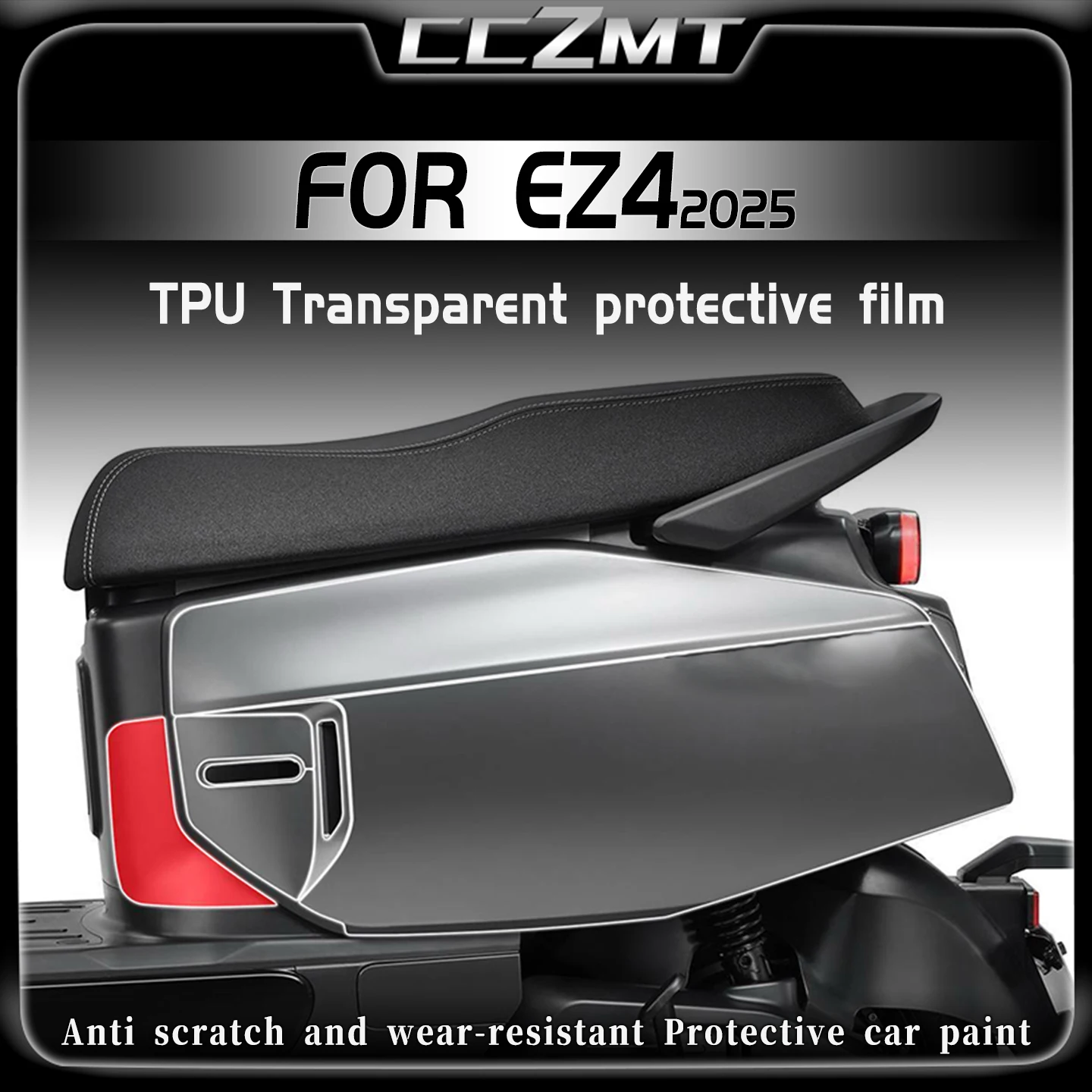

For ZEEHO EZ4 ez 4 2025 Transparent Invisible Car Cover Film Body Waterproof Protection Sticker Modification Accessories