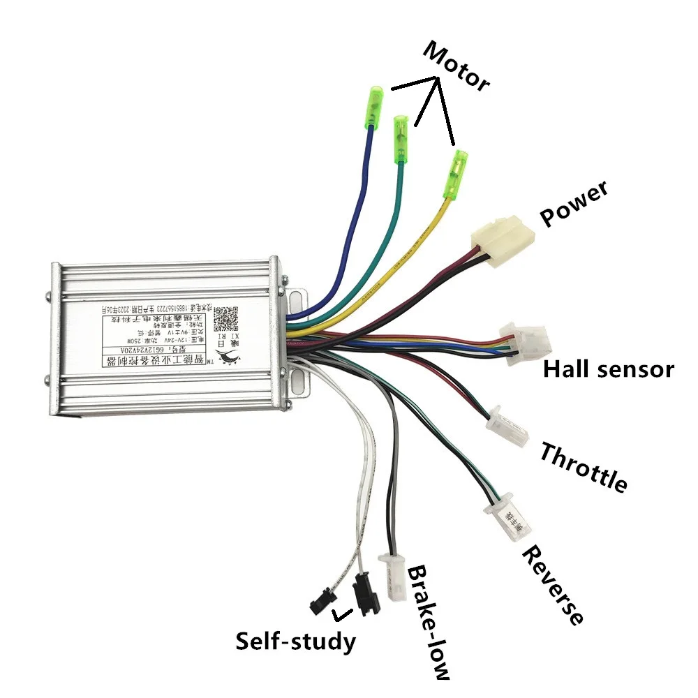 250W  DC 12V 24V 36V 48V Brushless Motor Speed Montroller, Motor Driver