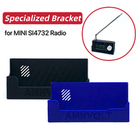 Portable Radio Holder for Mini SI4732 Radio Bracket SI4732 DSP Radio Receiver FM AM SSB LSB USB Full Band Pocket Radio Mount