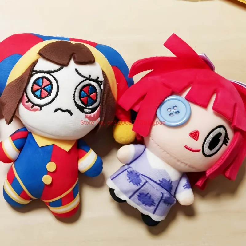 New Hots 10cm Pamuni The Amazing Digital Circus Plush Keychain Series Cute Soft Cotton Dolls Desktop Decoration Collection Toys