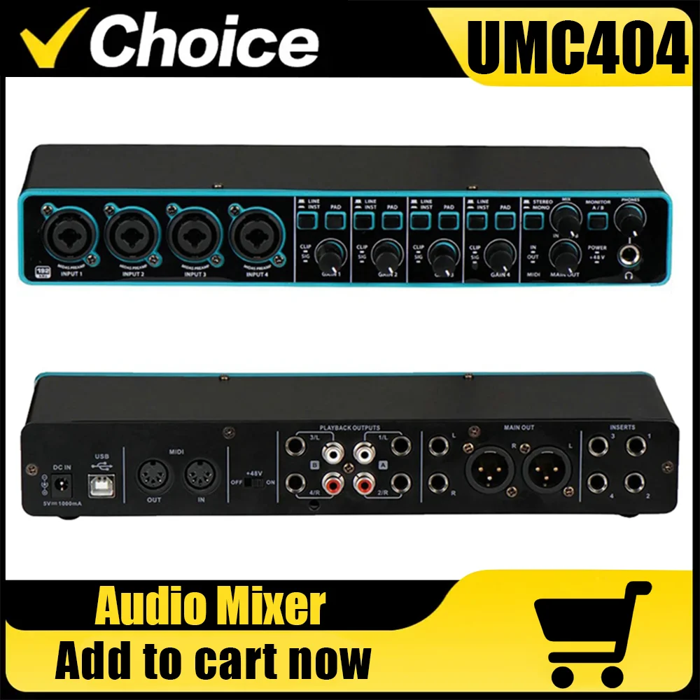 Why the UMC404HD 4-Mic Input Audio Interface Is the Best Choice for Professional-Grade Recording