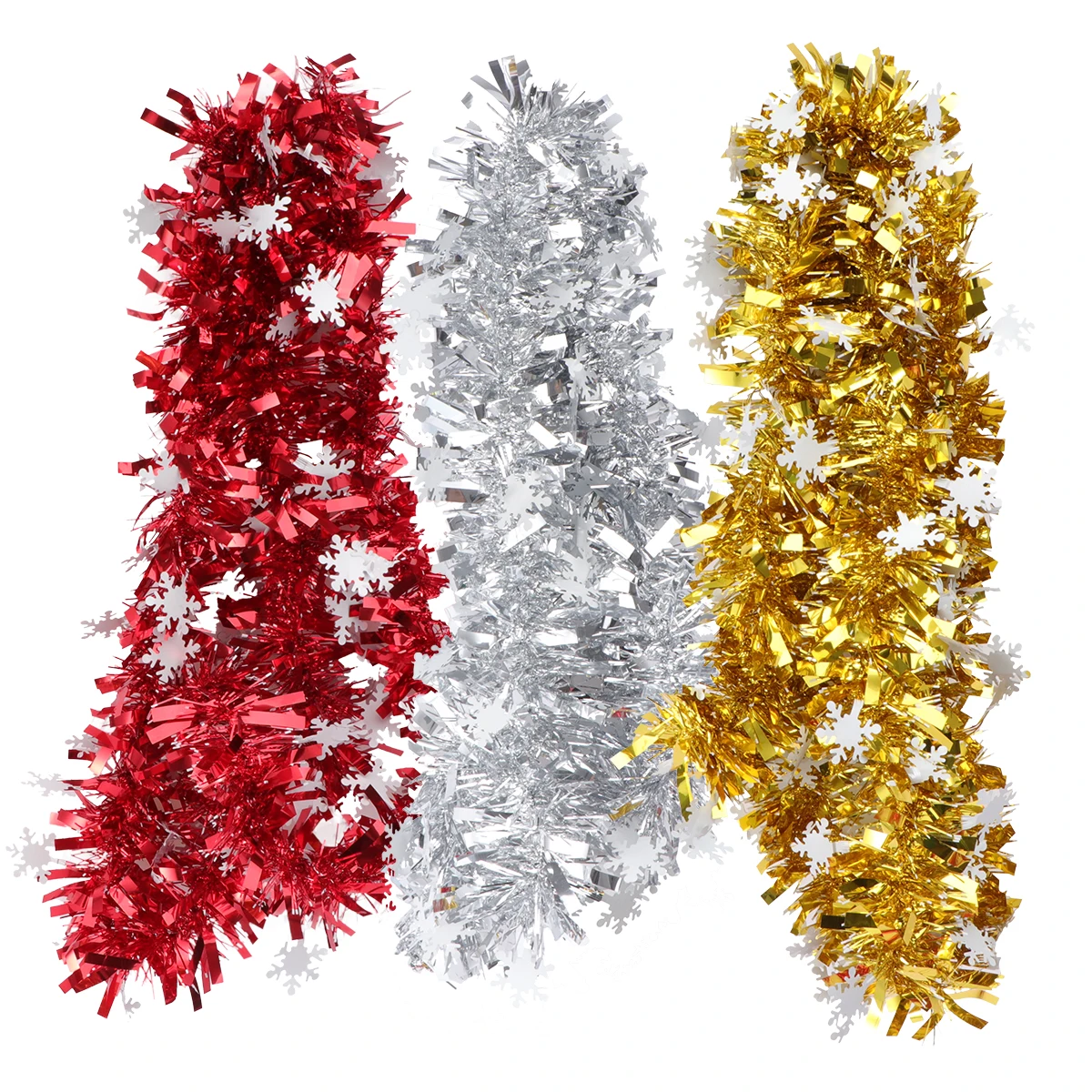 

Ribbons Holiday Decoration Ornament Silk Garland Plastic Christmas Tree Colorful Ornaments