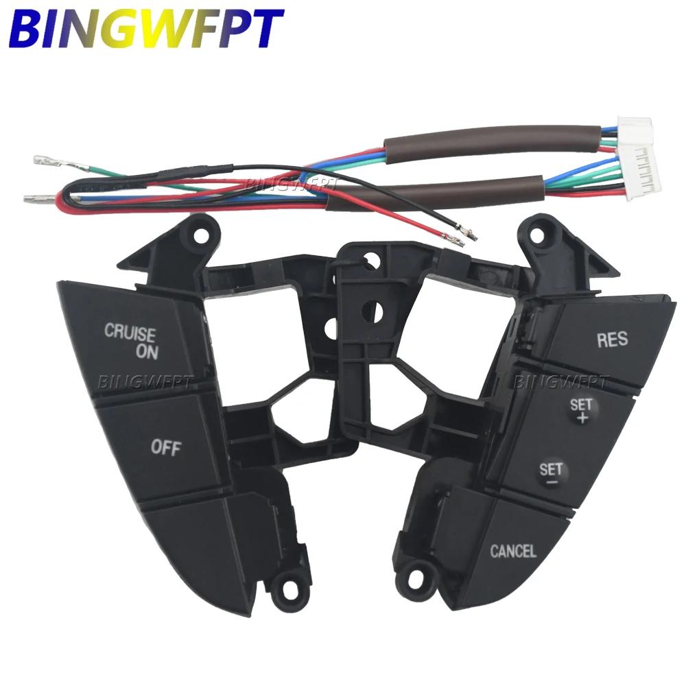 Multifunction Steering Wheel Left +Right Button Switch For Mazda 3/5 CX-7 BL 08-13 Car Cruise Control Switch Speed Control Syste