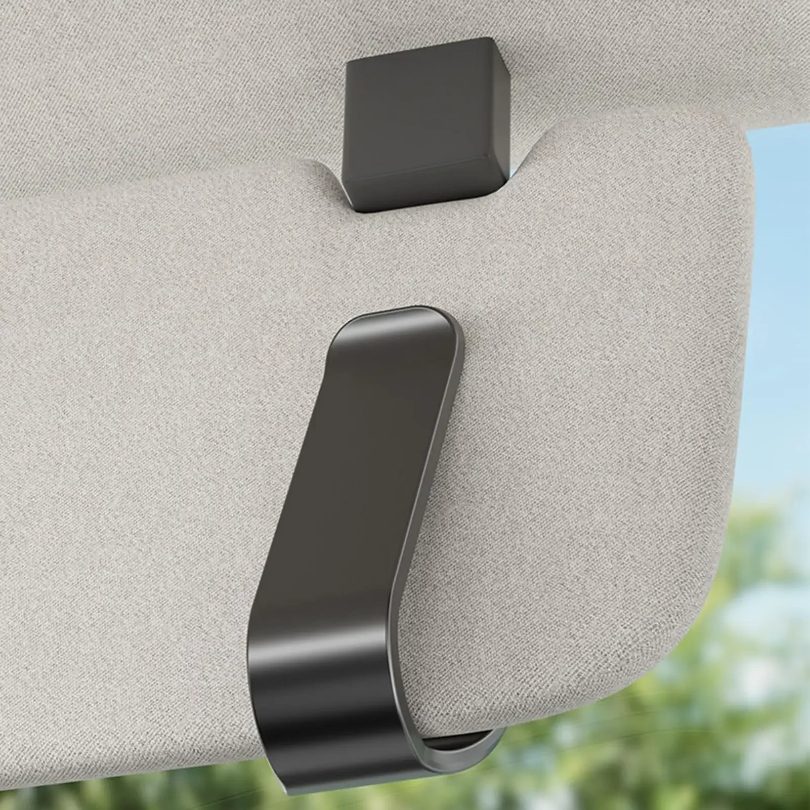 Sunglass Holder for Car Non-Slip Tight Fit Organizer Visor Clip Ticket Card for Sedan Truck SUV RV Commuting Travel Road Trip