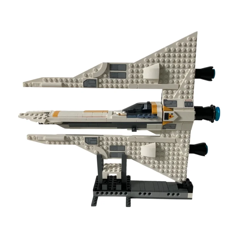 

Конструктор MOC: Альтернативная модель звездолета Мандалорца, научно-фантастический истребитель, набор для сборки, коллекционный демонстрационный комплект