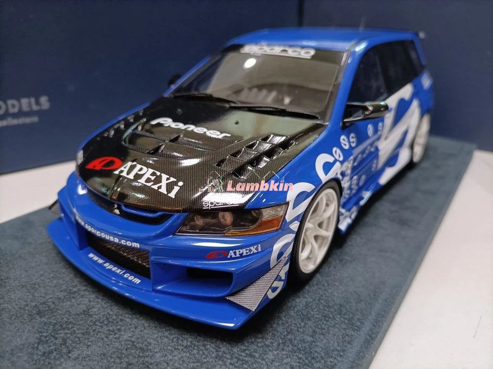 Engup 1/18 For Mitsubishi Lancer Evo9 Varies APEXi 9th Generation Rally Car Model