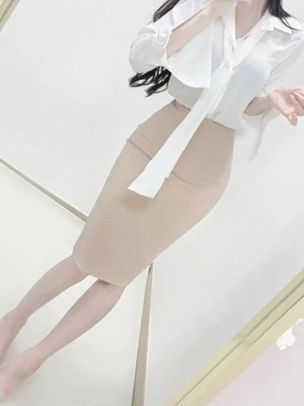 

Женская облегающая юбка с высокой талией, на молнии, эластичная, стрейч, для делового и повседневного стиля, летняя, модная, для прогулок, из полиэфирного волокна