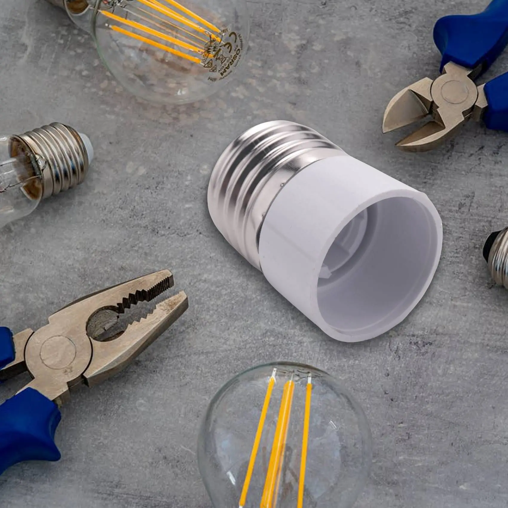 Hoogwaardige E27 naar E14-basis LED-lichtlampadapterconverter