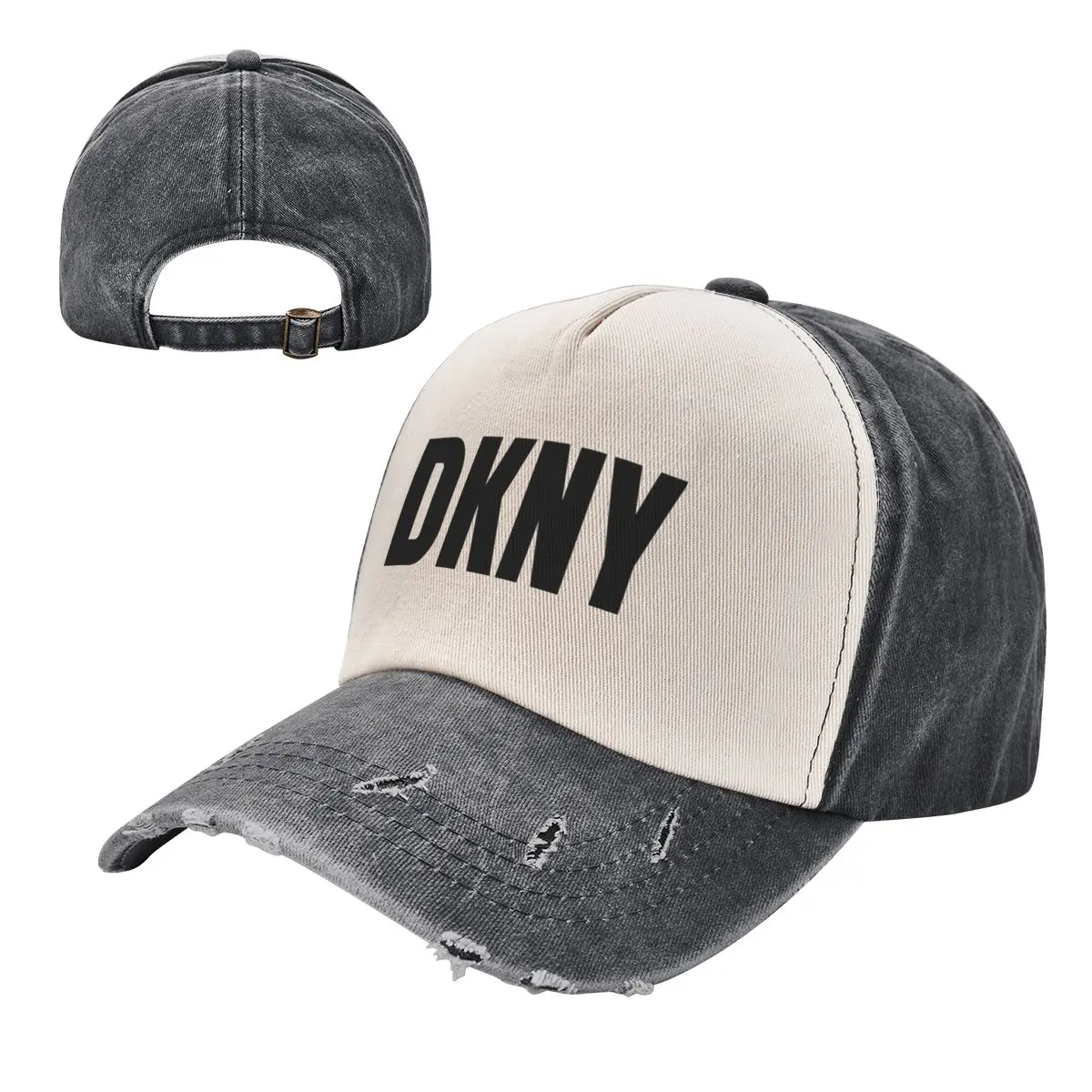 Baseball Cap DKNYS Outfits for Men Women Vintage Distressed Denim Snapback Hat Gift