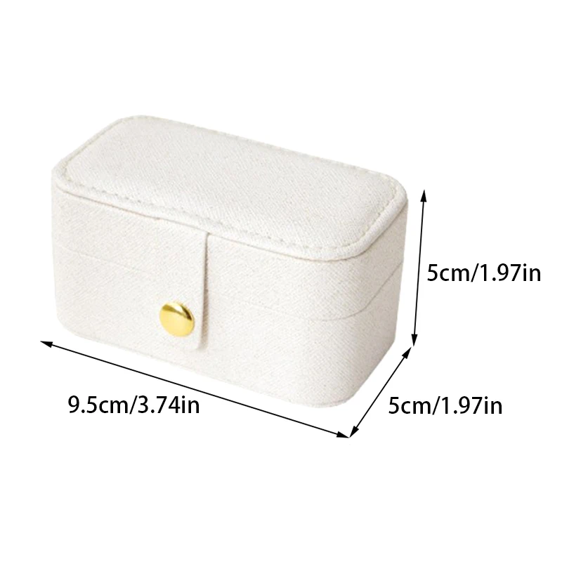 Mini Portable Jewelry Organizer Travel Mini Gift Storage Boxes Earring Necklace Display Ring Holder Packaging Boxes Jewel Holder