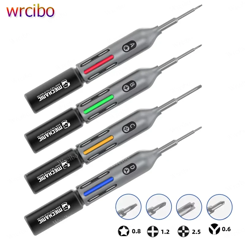 

MECHANIC Firefly LED Screwdriver Set–50mAh Battery,Wear-Resistant S2 Bits & Breathing Light Charging Dock for Electronic Repair