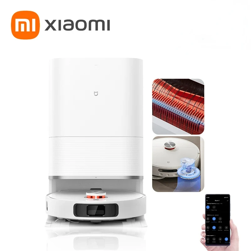 XIAOMI MIJIA M30S OMNI Infinite Robot MOP odkurzacz D103CN pusta maszyna do usuwania brudu do samodzielnego czyszczenia włosów