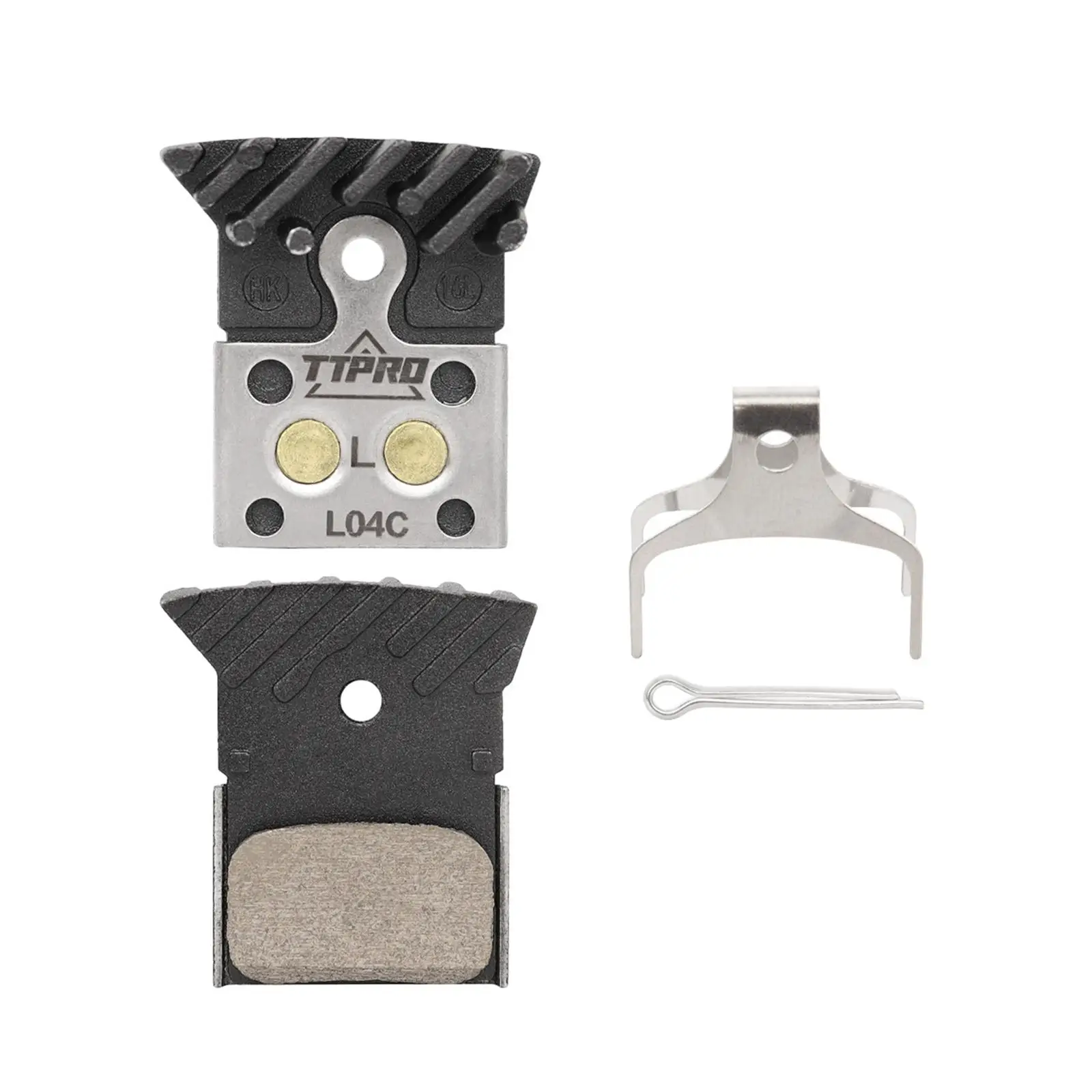 Cycling Road Disc Brake Pad L04C Metal Pad Durable Spare Parts for Shimano BR R9170 R8070 RS305 U5000