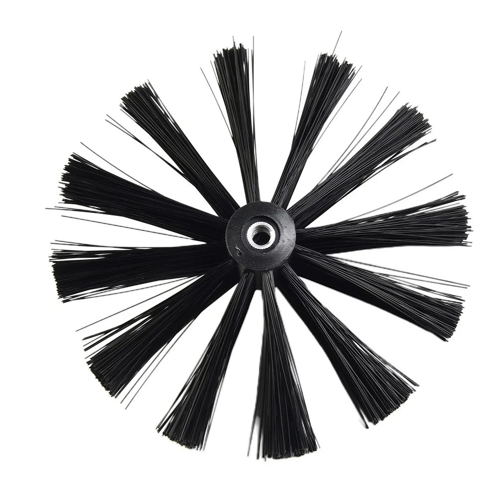 100/150mm Nylon Rotating Chimney Brush Drying Machine Vent Cleaner Lint Removal Brush Head Accessory Cleaning Tool