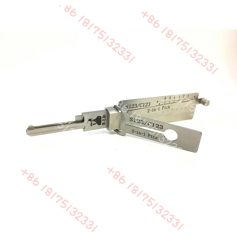 Lishi Ganzua S123 C123  2In1 2 In1 S123-C123 Residencial Picks Removable Lock Pick Set Tools Supplies Locksmith