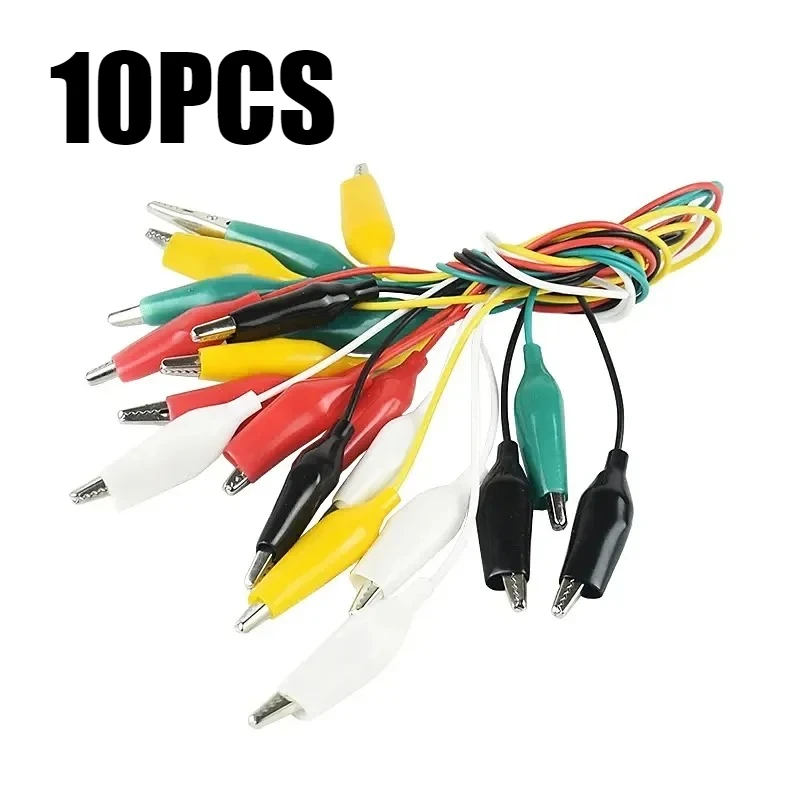 

28/35/45mm Alligator Clips 50CM Electrical DIY Test Leads Alligator Double-ended Crocodile Clips Roach Clip Test Jumper Wire