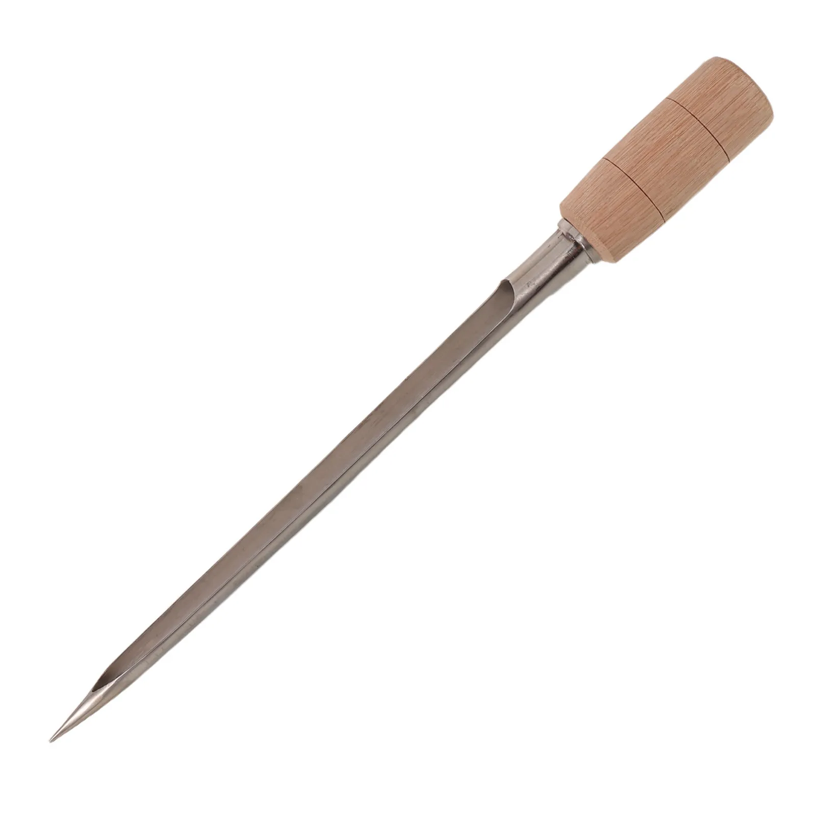 Grain Sampling Tool Stainless Steel Probe 15.8x1.4in Long Handle Easy Deep Bulk Wheat Rice Corn Sampler Warehouse Lab Soil Test
