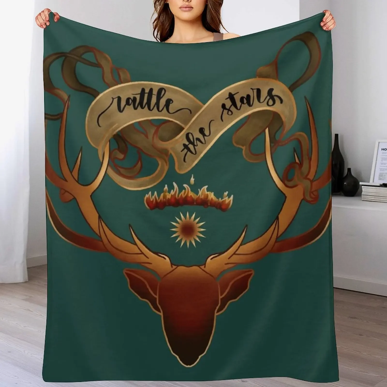 

Rattle the stars - Throne of Glass Throw Blanket Luxury St Bed Fashionable Soft Soft Plush Plaid Blankets