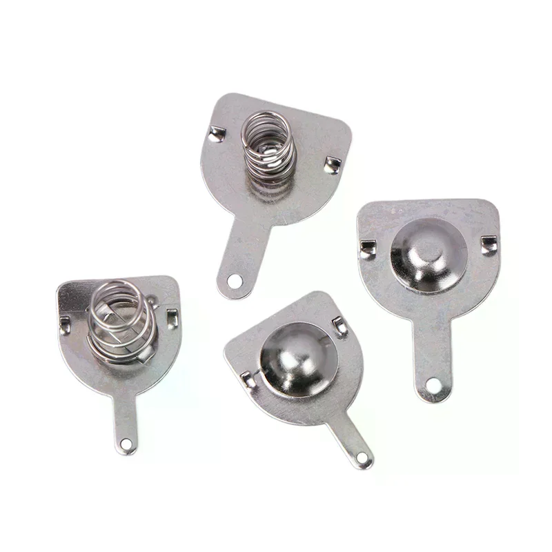 Paket Lembar Kontak Pegas Kotak Baterai; 10PCS 16*16MM 18.5*16.5MM untuk Baterai Bipolar Tunggal 18650