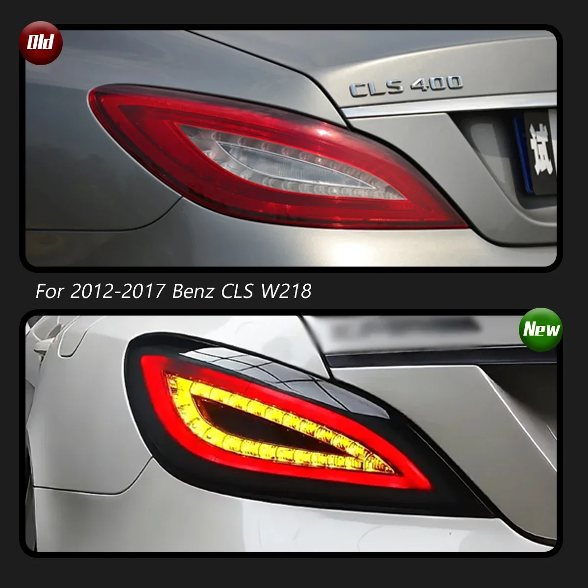 

TYPY новый светодиодный задний фонарь, обновленный, модифицированный для Benz CLS W218, задний фонарь 2012-2017, динамический сигнальный задний фонарь, автоаксессуары