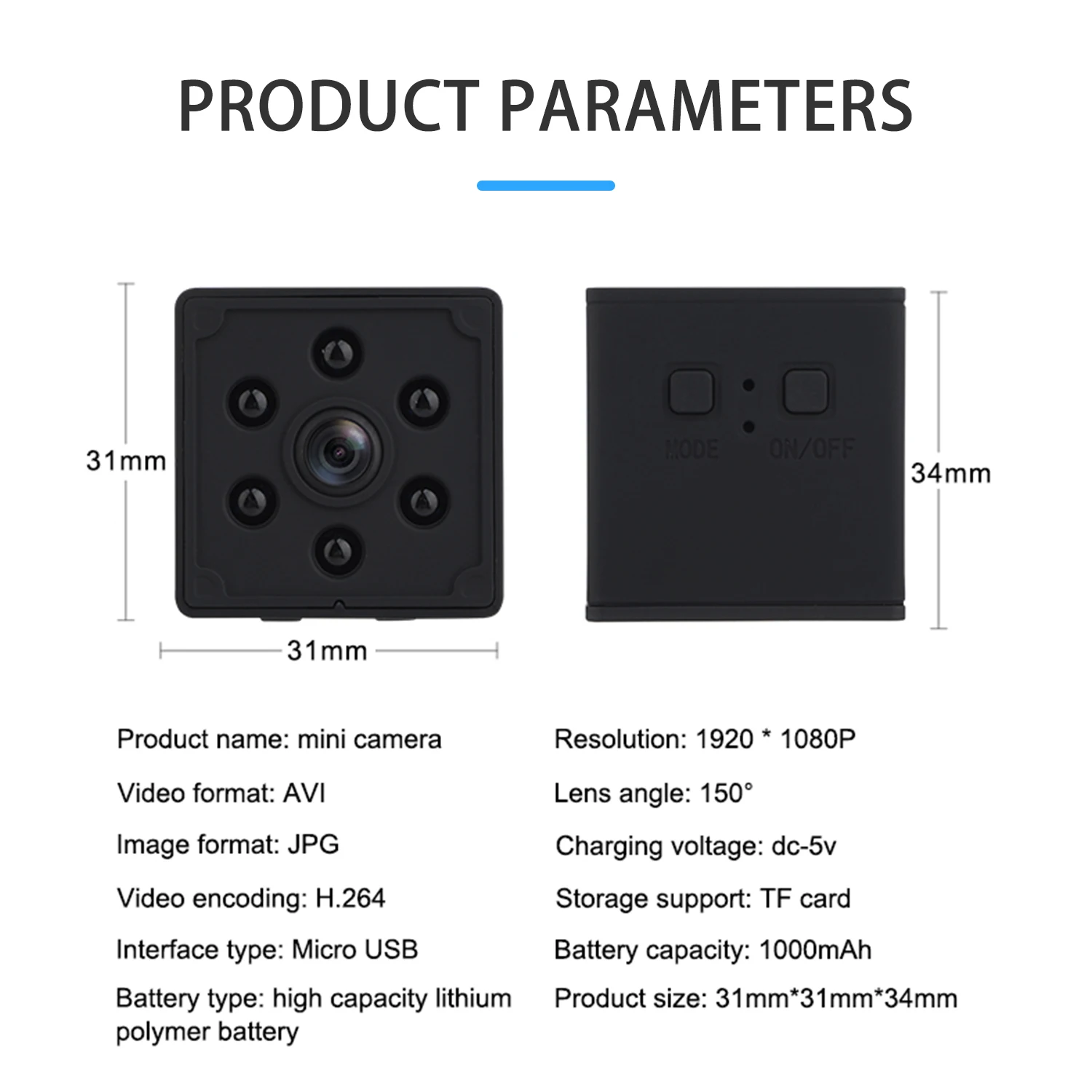 Q15 1080P 4K WiFi Mini Camera 1100mAh HD Wide-angle Smart Home Wireless WIFI Security Protection USB IP Cam Outdoor Sports New