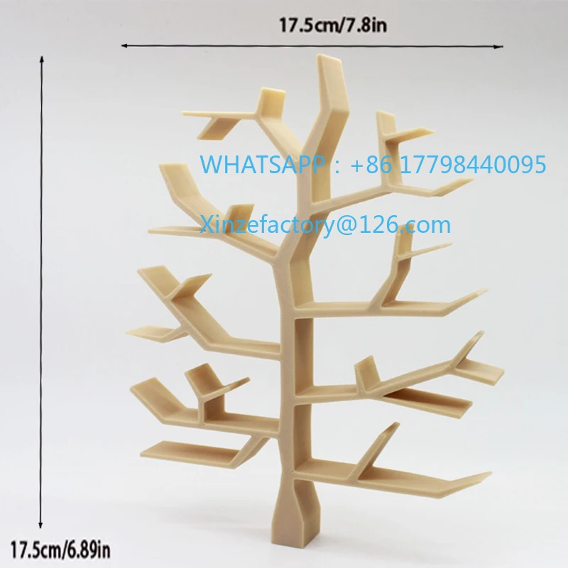 Anpassbare 1 stücke 1:12 Mini Bücherregal Buch Puppenhaus Display Stand Baum Hause Miniatur Möbel Dekor Kinder Wand Bücherregal Zubehör