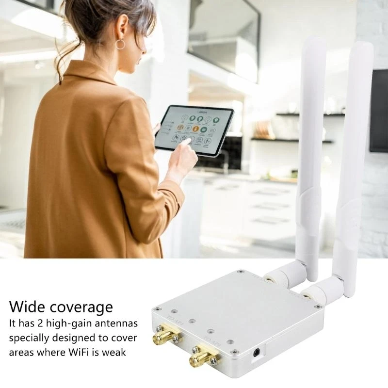 P9JB 2025エディション4W 5.8GHz+5.8GHz 2アンテナ信号エクステンダーを備えたWiFiアンプ