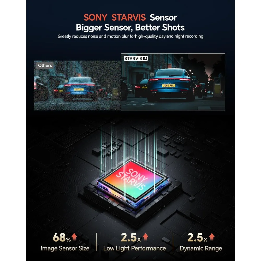 New 4K Cam Front and Rear Loop Recording Voice Control 24H Parking Mode GPS AI Motion Detection 4G LTE Remote Access camera